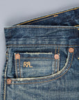 RRL Low Straight Selvedge Twill Odessa Wash