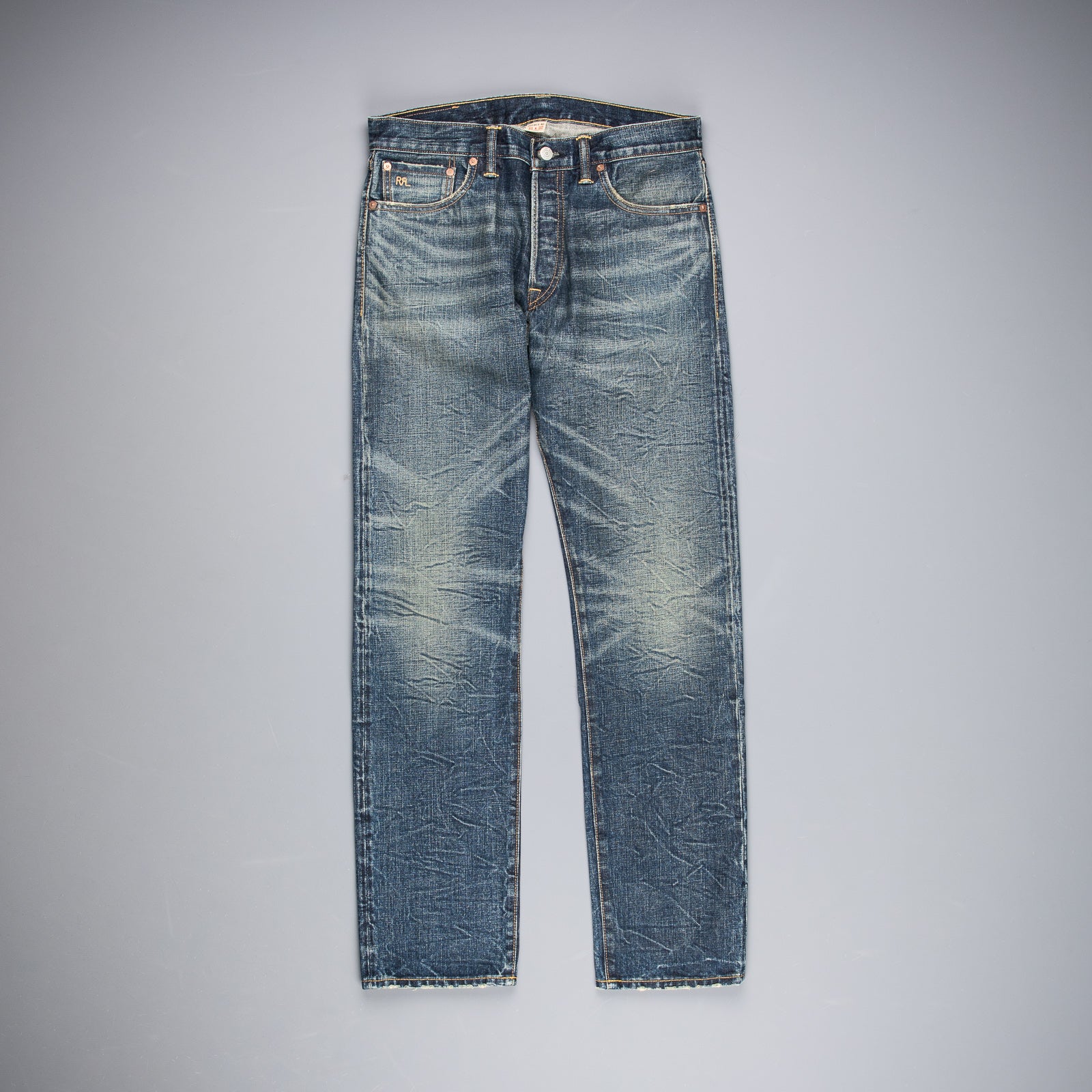 RRL Low Straight Selvedge Twill Odessa Wash