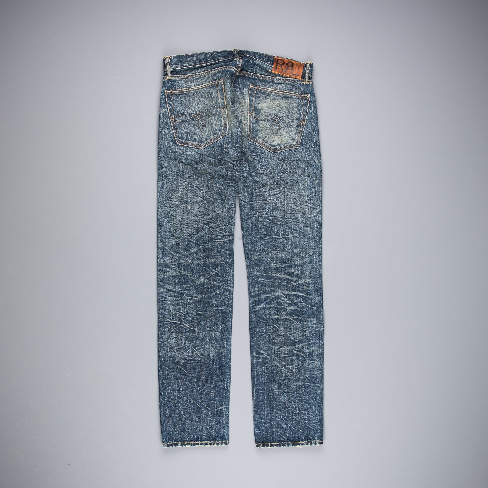 RRL Low Straight Selvedge Twill Odessa Wash