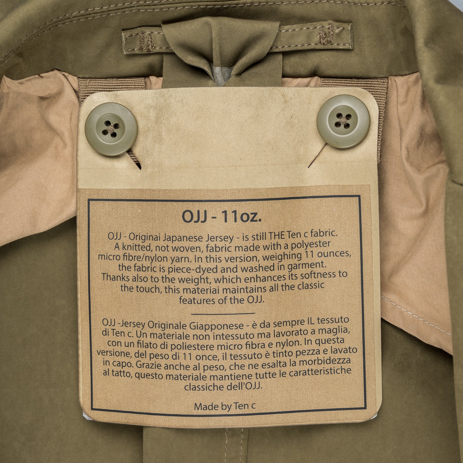 Ten C Drill Jacket Olive