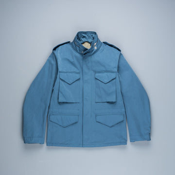 Ten C Short Field Jacket Denim Blu