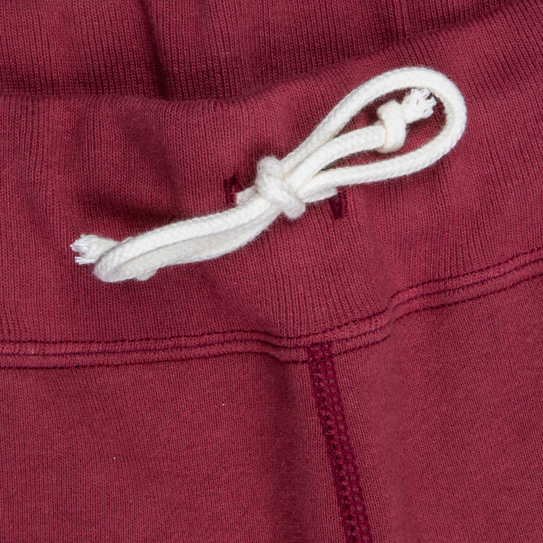 The Real McCoy's 9 Oz Loopwheel Shorts Maroon