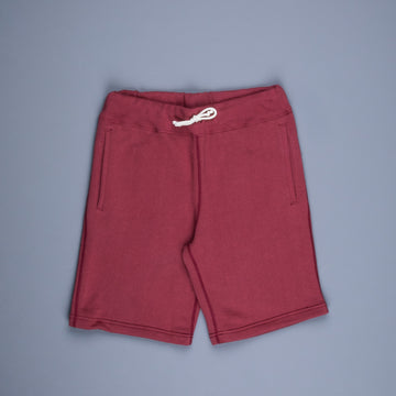 The Real McCoy's 9 Oz Loopwheel Shorts Maroon