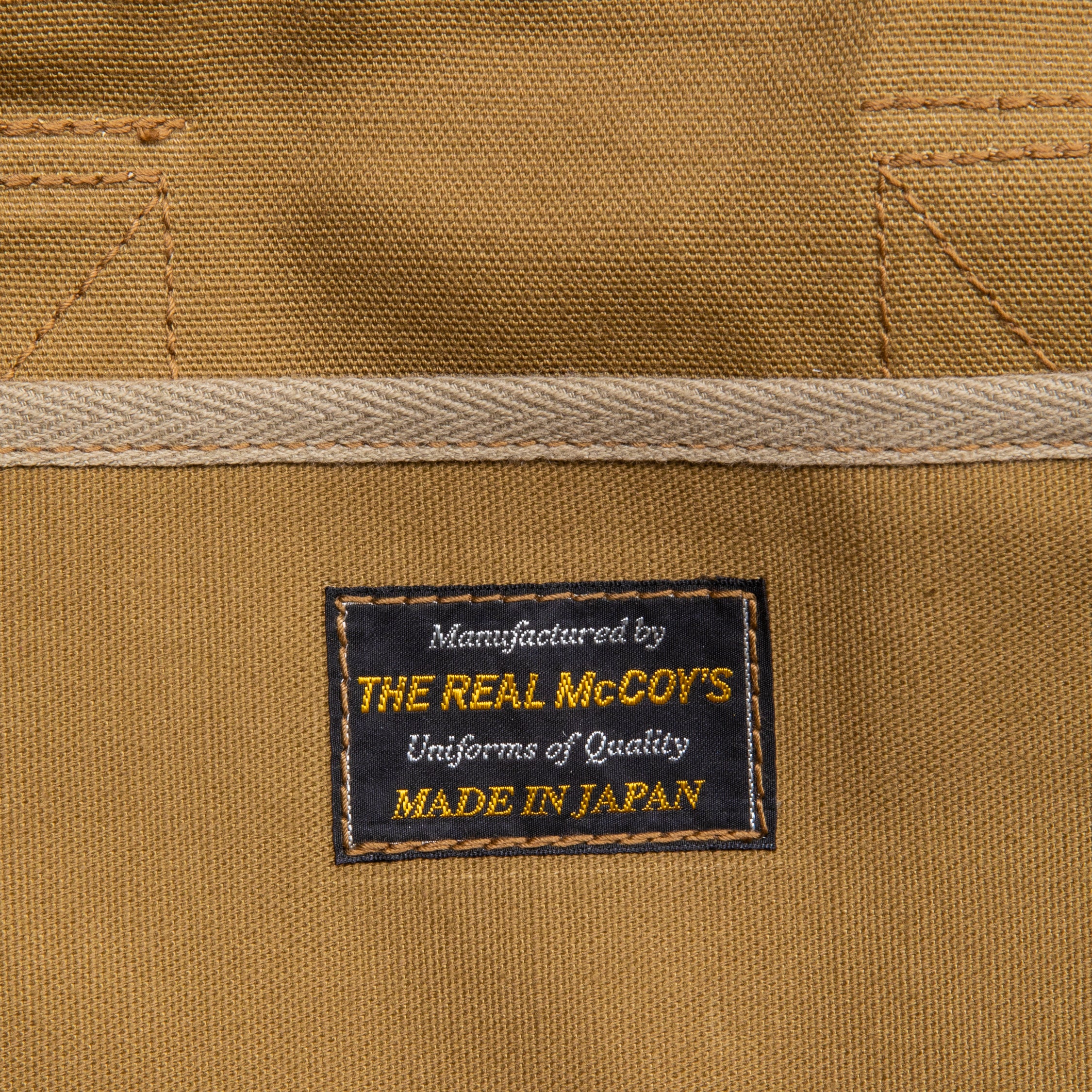 The Real McCoy&#39;s Aviator Kit Bag 6505-1 Khaki