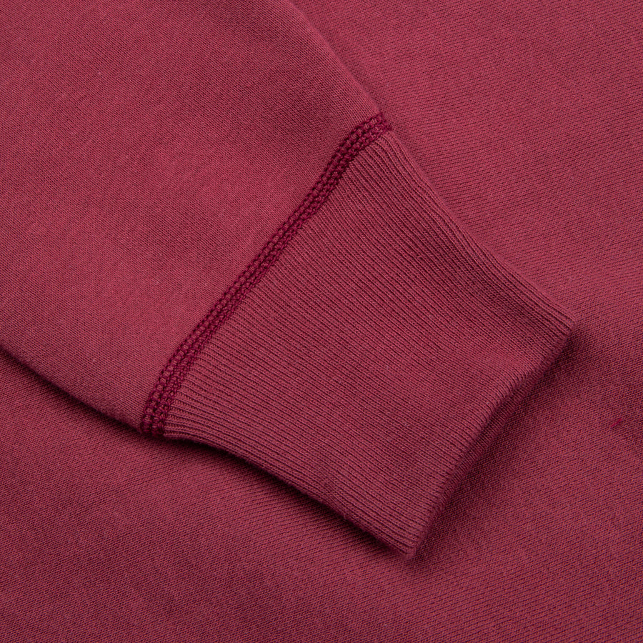 The Real McCoy's loopwheel raglan sleeve sweatshirt Maroon