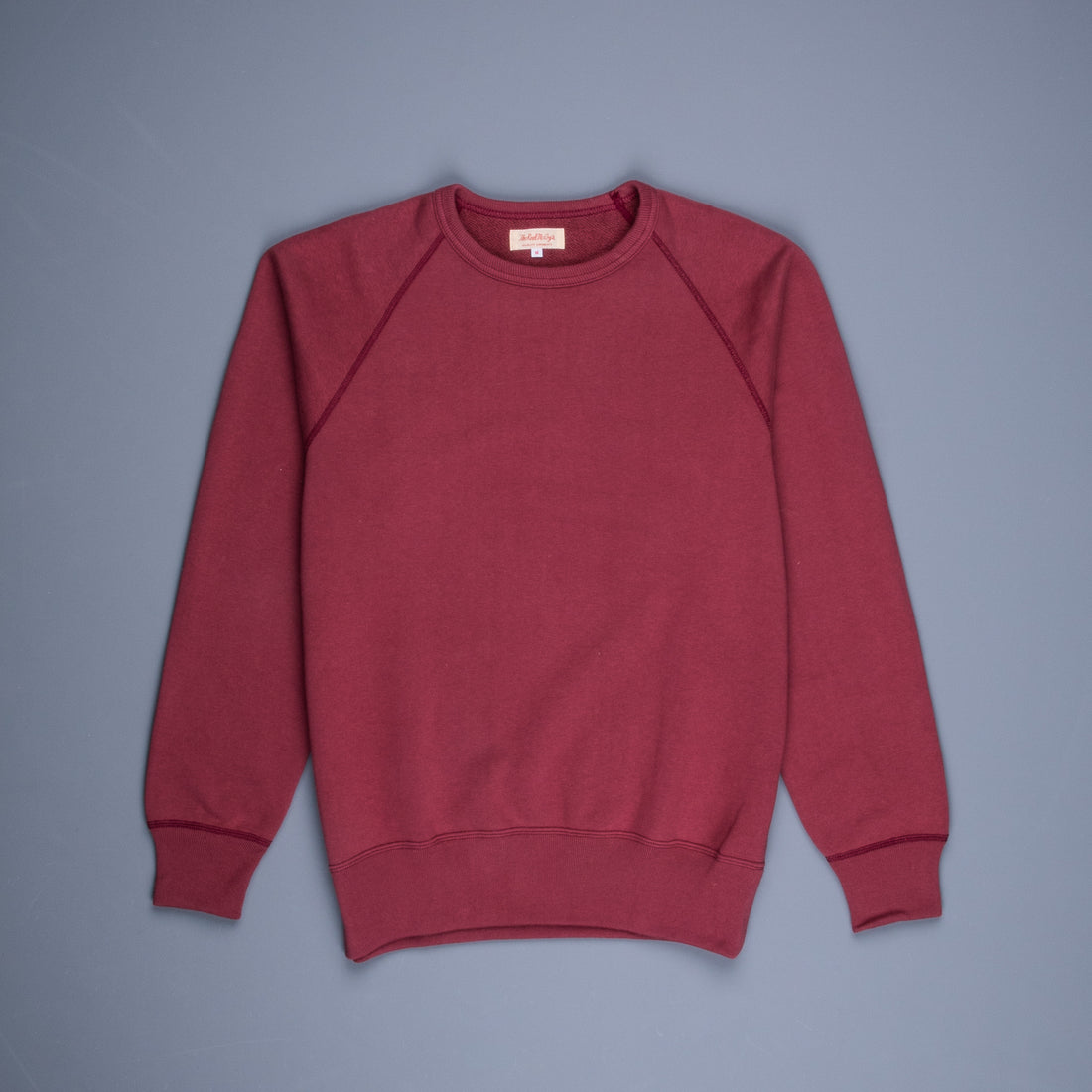 The Real McCoy's loopwheel raglan sleeve sweatshirt Maroon