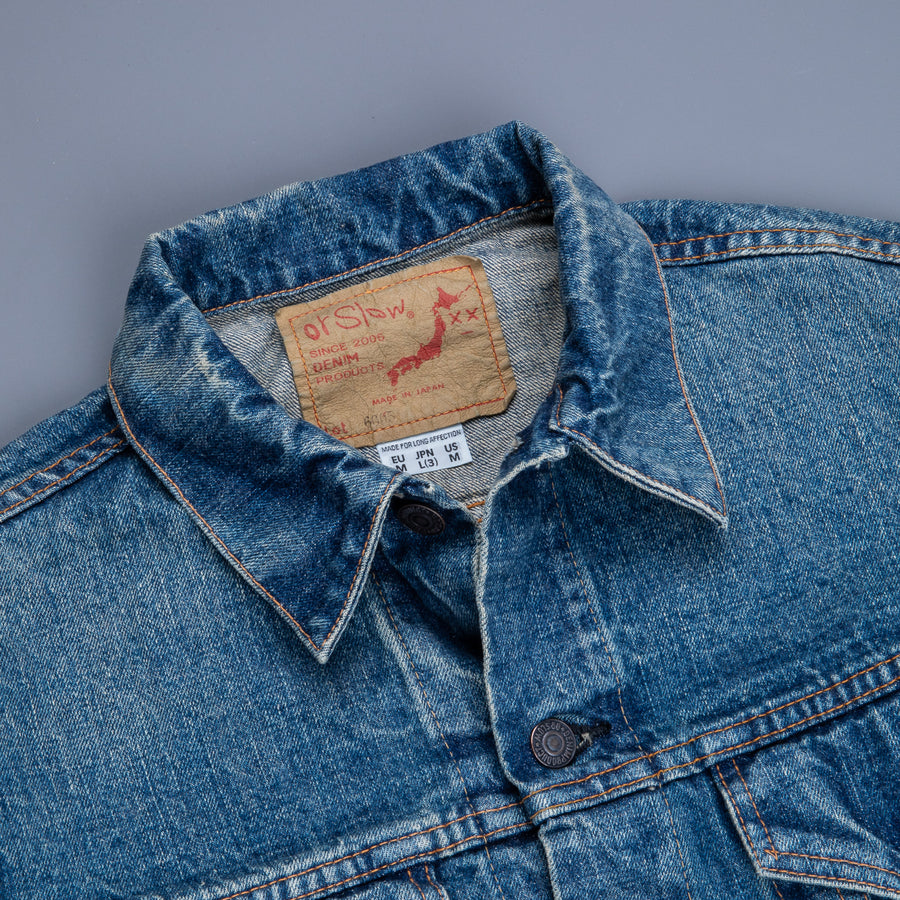 Orslow denim Real used trucker jacket
