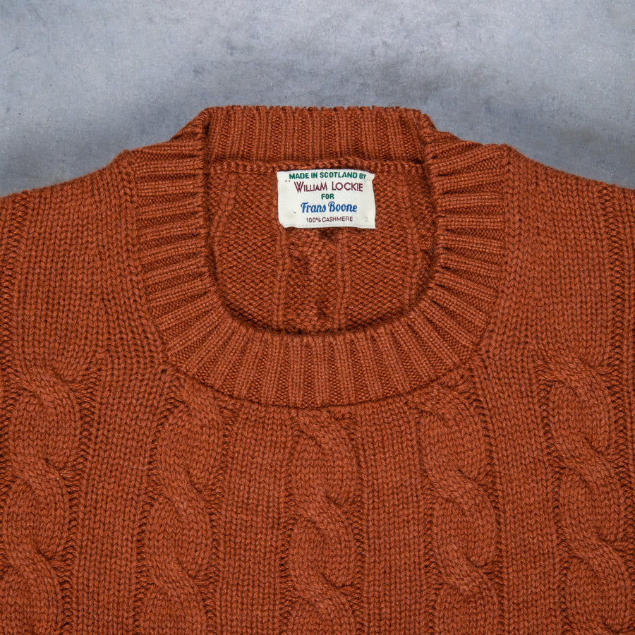 William Lockie Chirnside Cashmere Cable Crew Neck Volkan