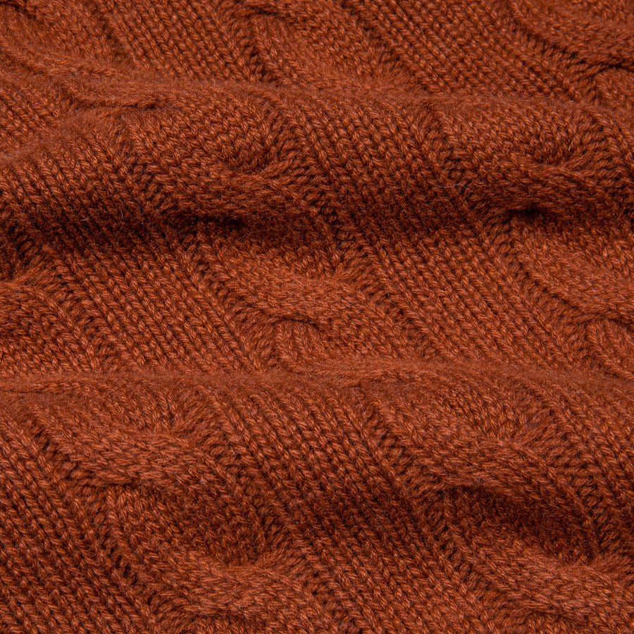 William Lockie Chirnside Cashmere Cable Crew Neck Volkan