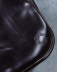 Croots Malton Bridle Leather Wash Bag Dark Brown