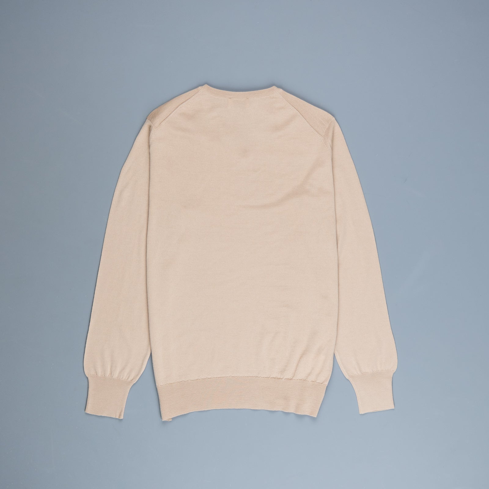 William Lockie x Frans Boone 30 gauge Loro Piana Merino&#39;s Crew Neck Sandstorm