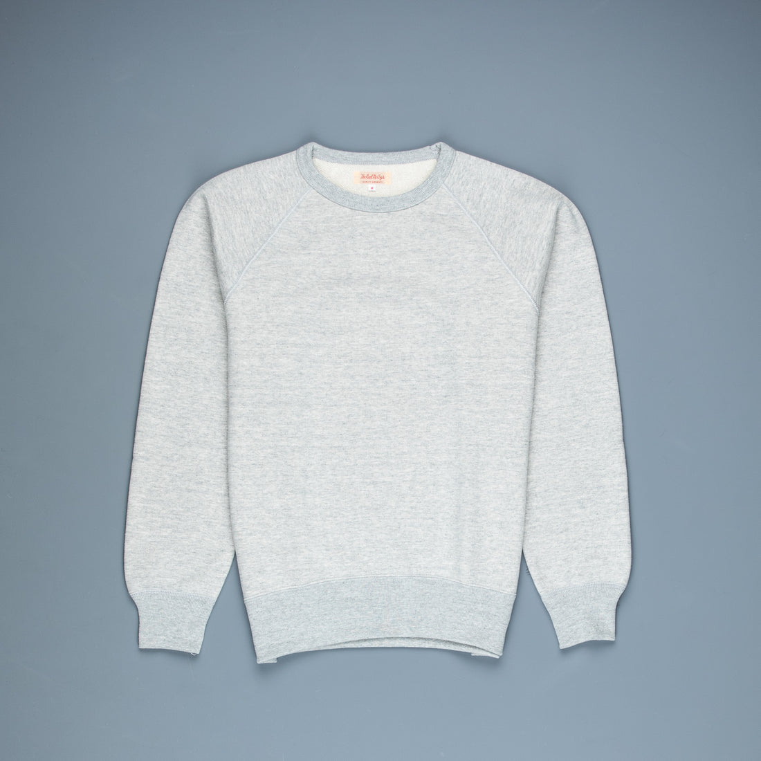 The Real McCoy's loopwheel raglan sleeve sweatshirt Ash Grey