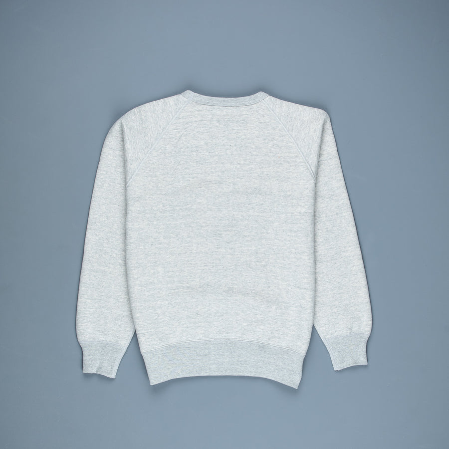 The Real McCoy's loopwheel raglan sleeve sweatshirt Ash Grey