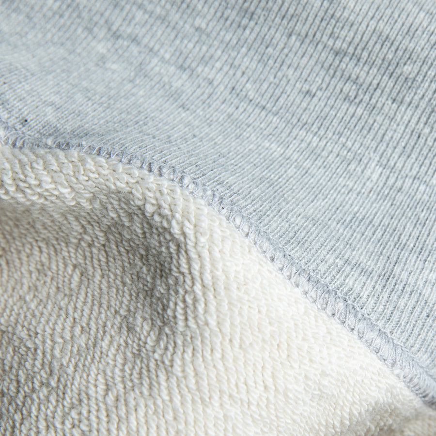 The Real McCoy's loopwheel raglan sleeve sweatshirt Ash Grey