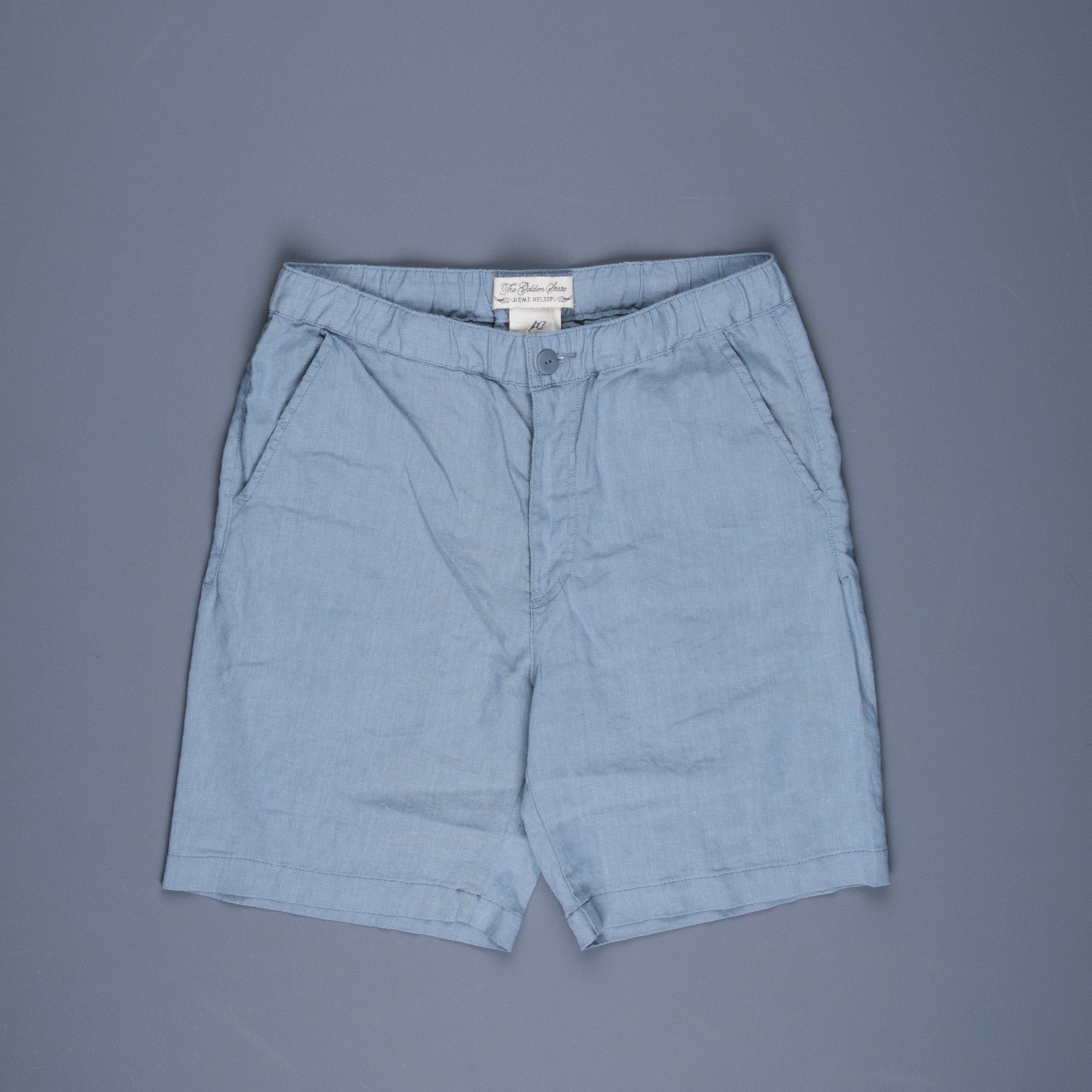 Remi Relief Wonder Linen Easy shorts 40X Blue Grey
