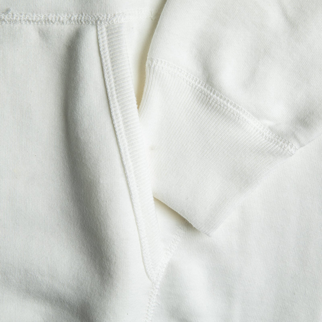 The Real McCoy's Loopwheel parka 9 oz Milk