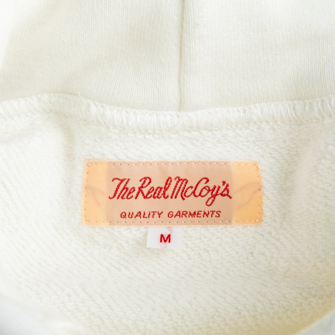 The Real McCoy's Loopwheel parka 9 oz Milk