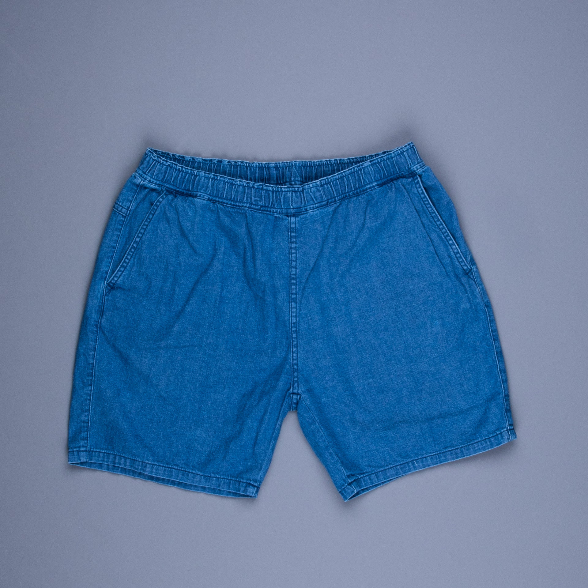 Remi Relief 8 Oz Denim Easy Shorts Used Blue