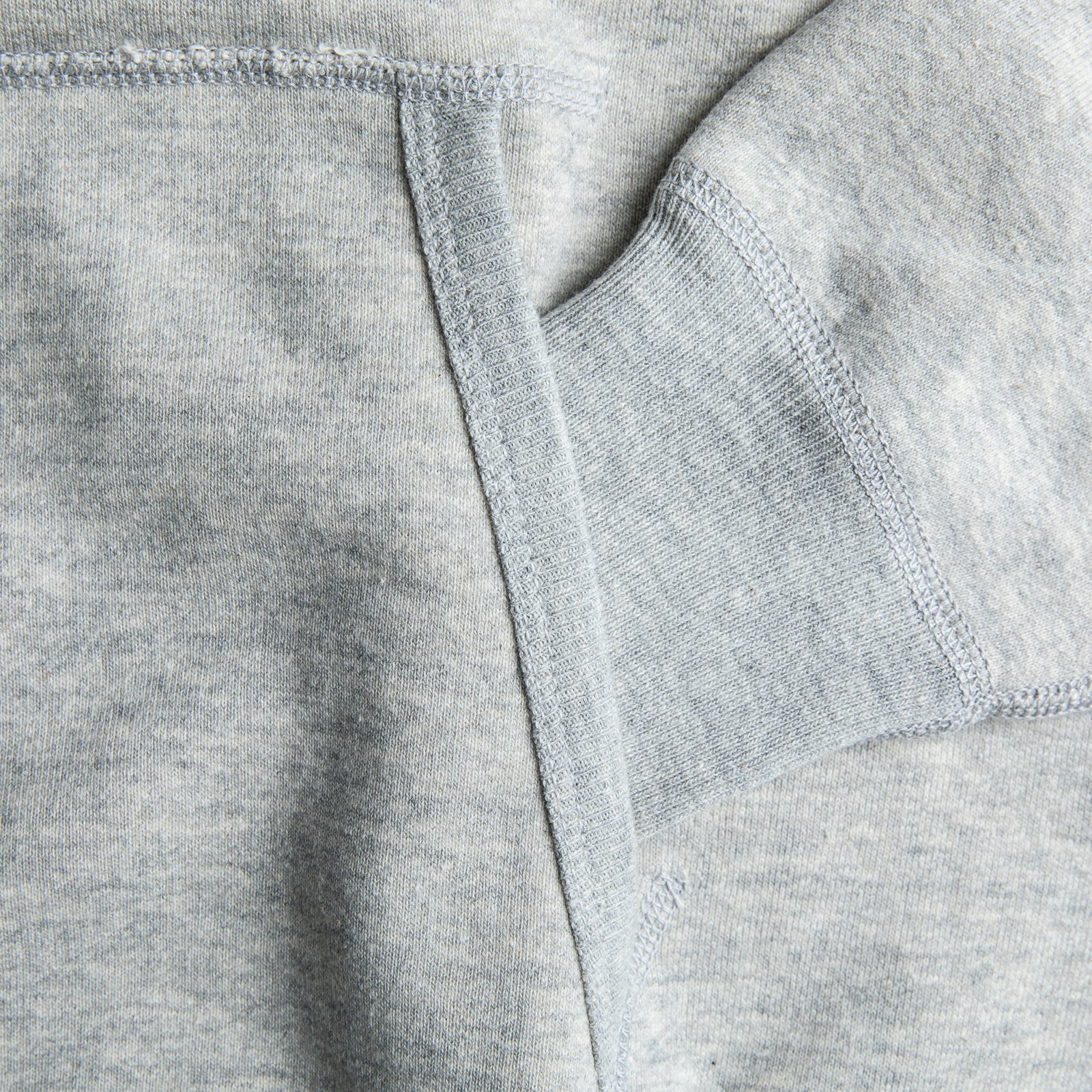 The Real McCoy&#39;s Loopwheel parka 9 oz Ash grey