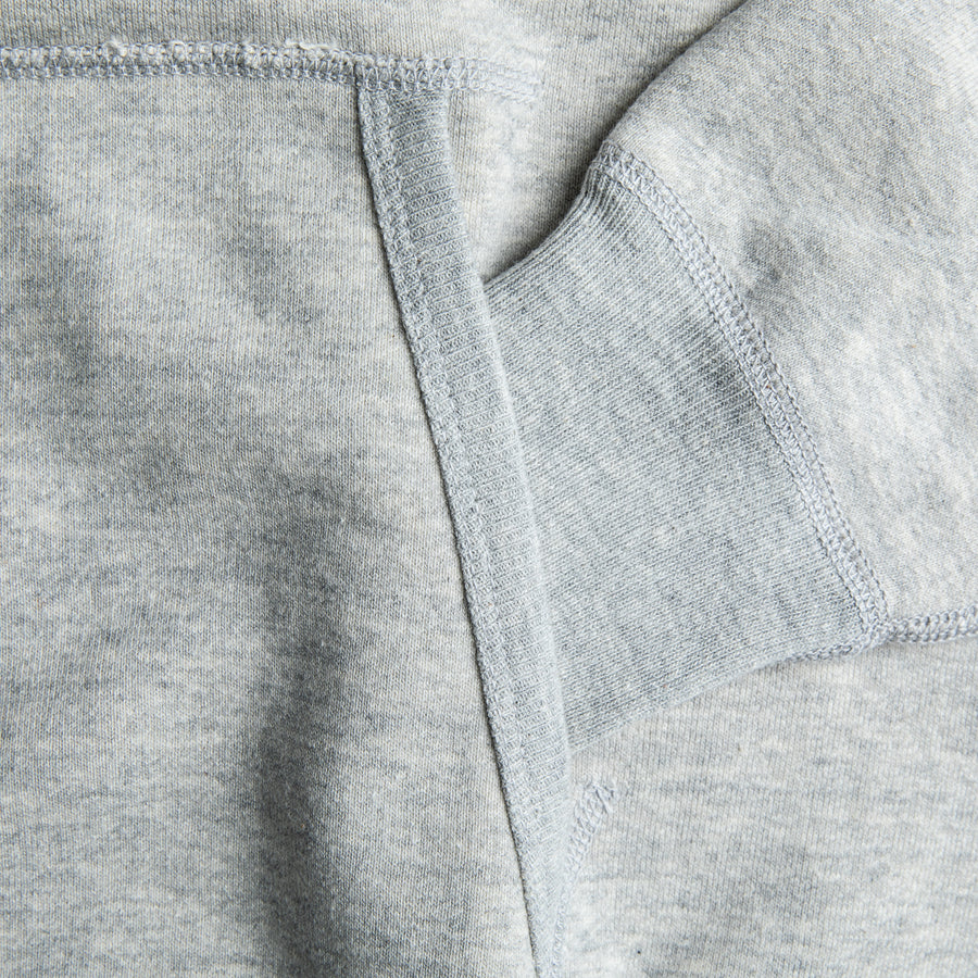 The Real McCoy's Loopwheel parka 9 oz Ash grey