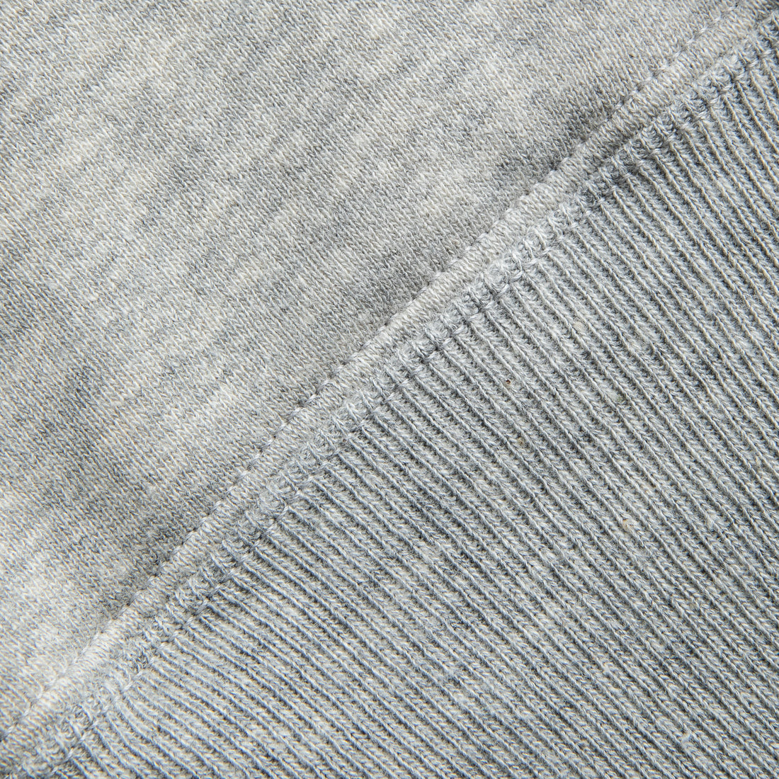 The Real McCoy's Loopwheel parka 9 oz Ash grey
