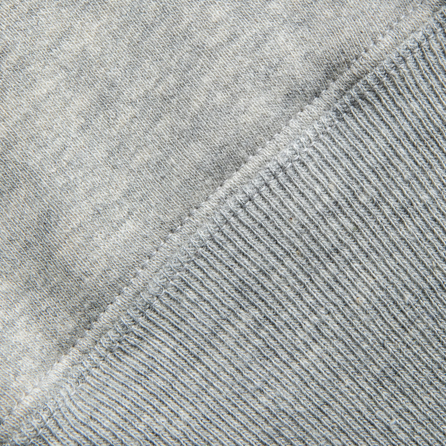 The Real McCoy's Loopwheel parka 9 oz Ash grey