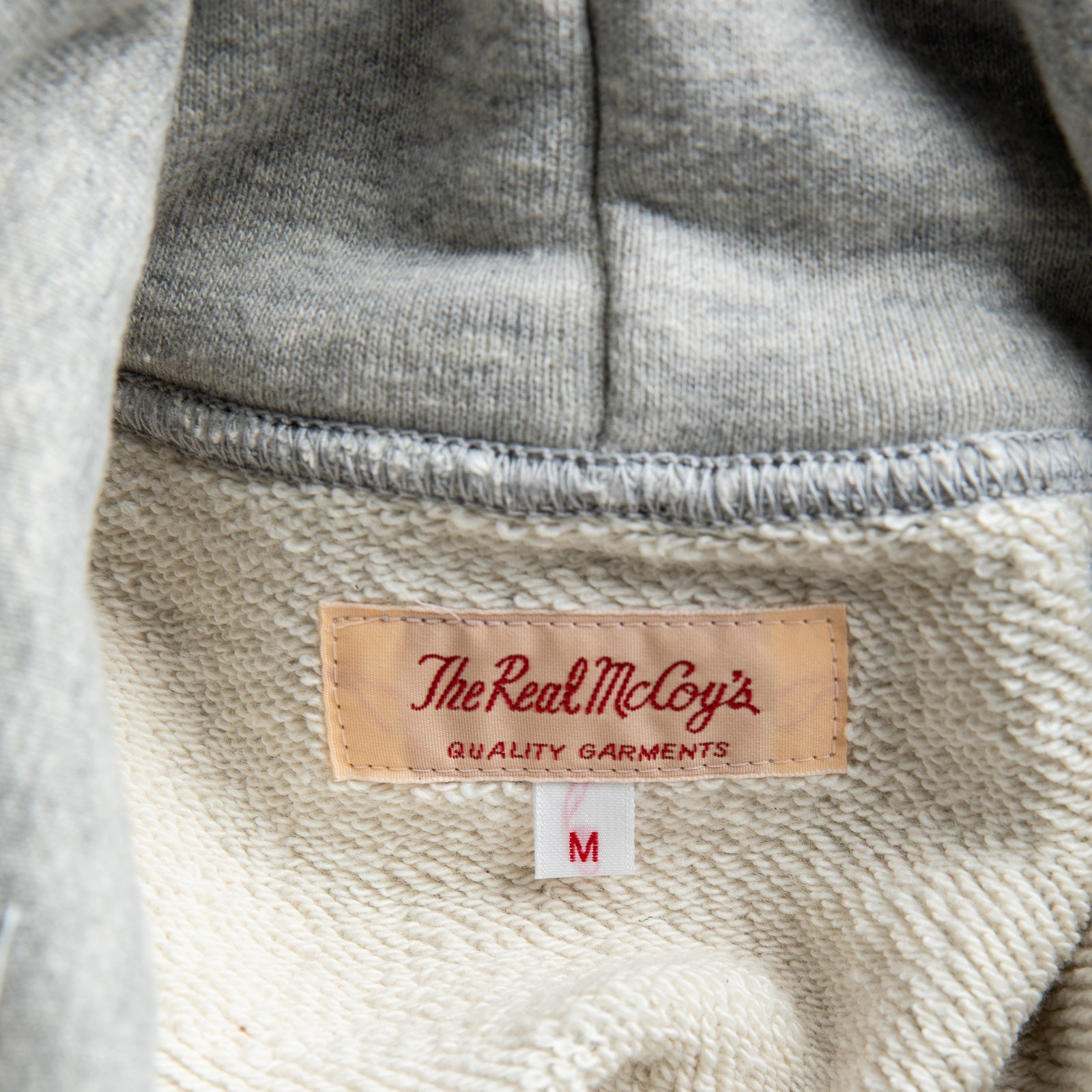 The Real McCoy&#39;s Loopwheel parka 9 oz Ash grey
