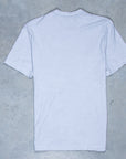 James Perse Crew Neck Reverse Slub Jersey T-Shirt Blue Fog