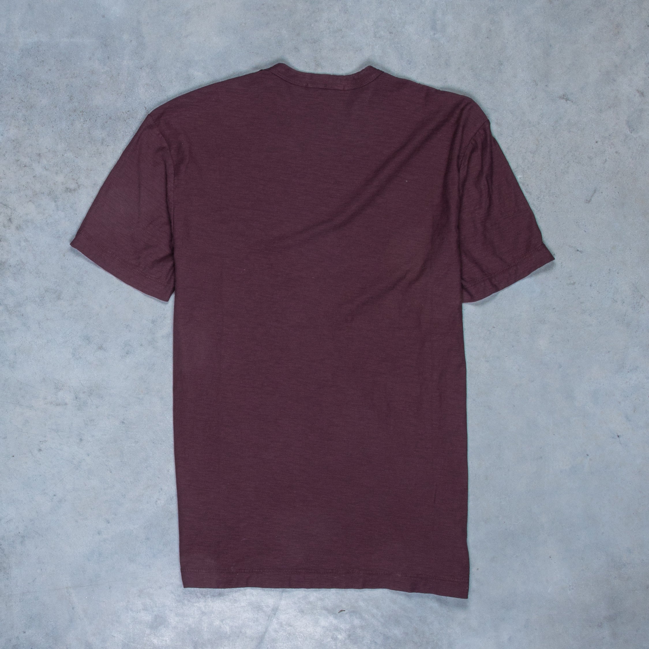 James Perse Crew Neck Reverse Slub Jersey T-Shirt Dahlia