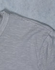 James Perse Crew Neck Reverse Slub Jersey T-Shirt Concrete