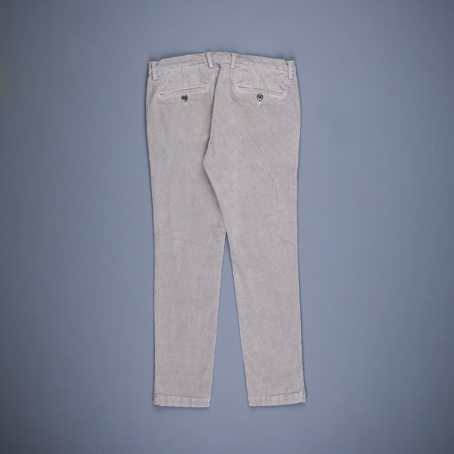 Remi Relief Corduroy stretch pants light gray