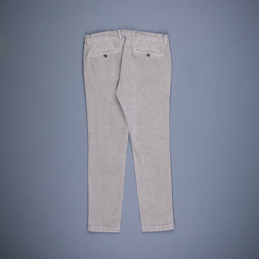 Remi Relief Corduroy stretch pants light gray