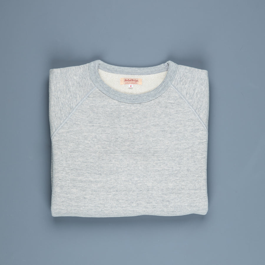 The Real McCoy's loopwheel raglan sleeve sweatshirt Ash Grey