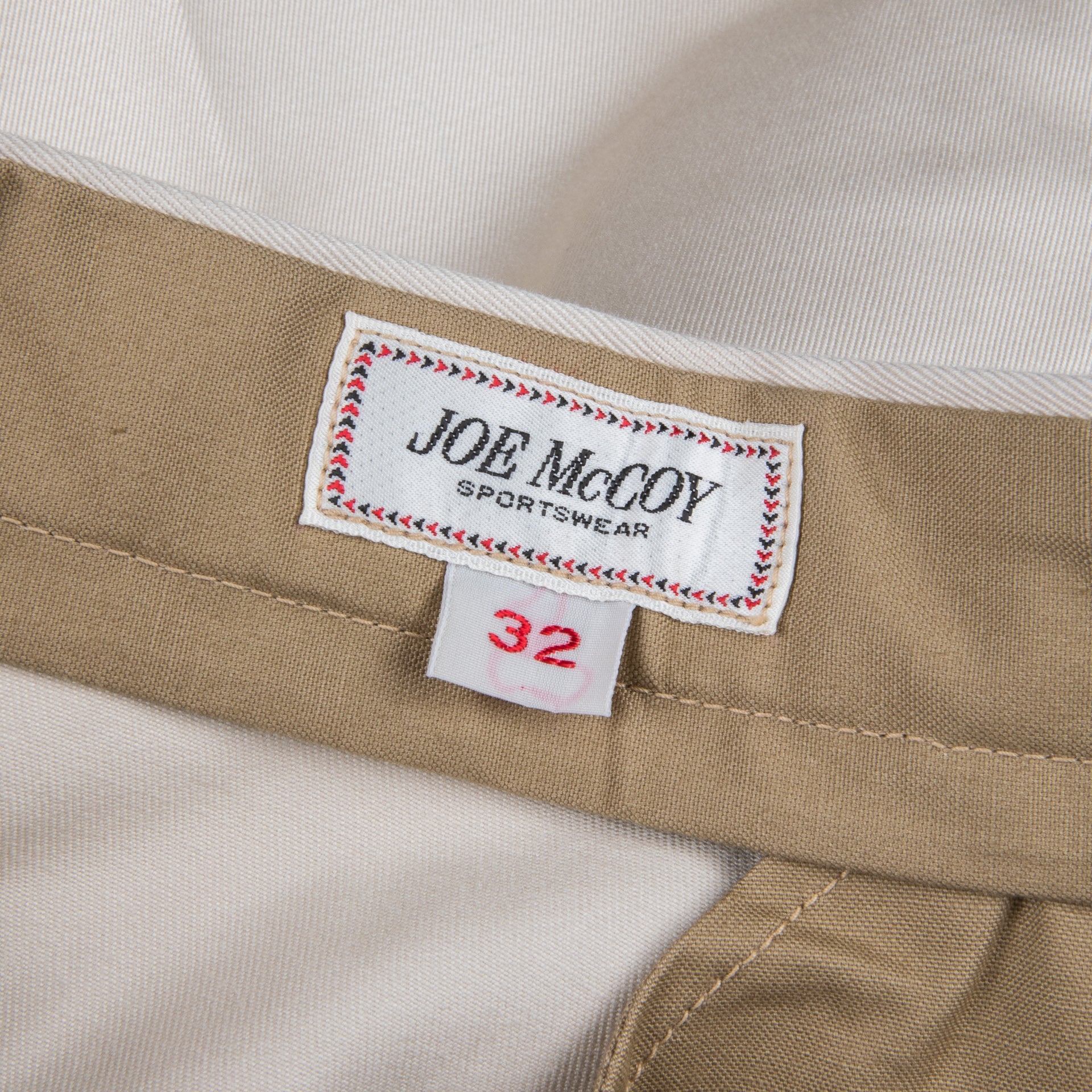The Real McCoy&#39;s Joe McCoy 1950s Cotton Chino Trousers Beige