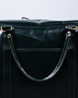 Croots Bridle Leather Holdall Racing Green - Large