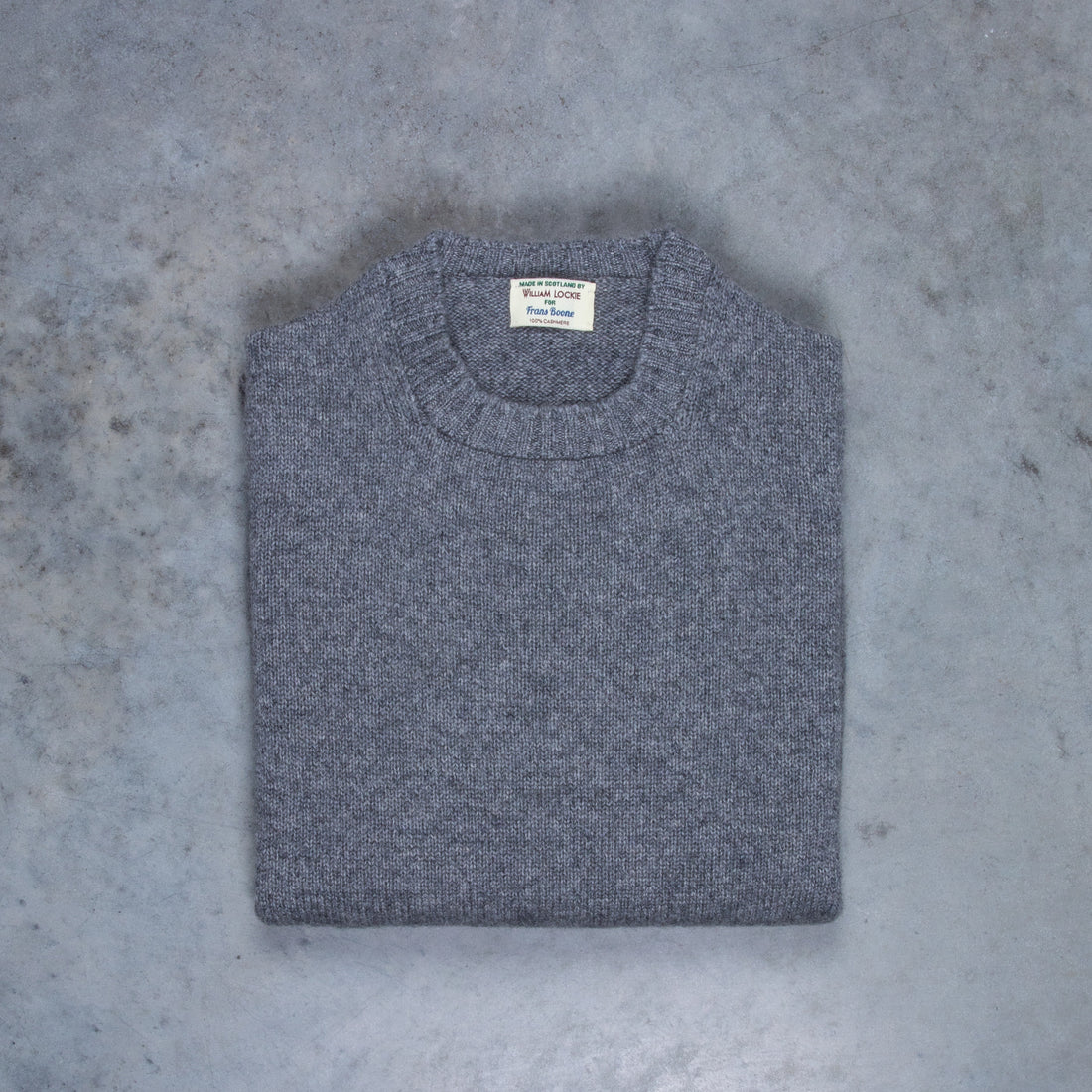 William Lockie x Frans Boone Nis Cashmere Crew Neck Dolomite/Heron – Frans  Boone Store