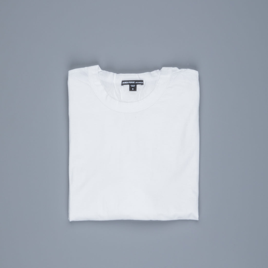 James Perse Elevated Lotus jersey long sleeve crew neck tee white