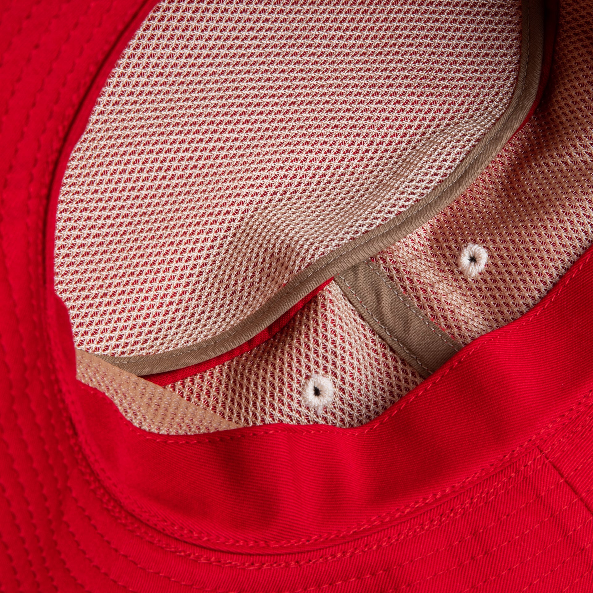 The Real McCoy&#39;s Cotton Fishing Bucket Hat Red