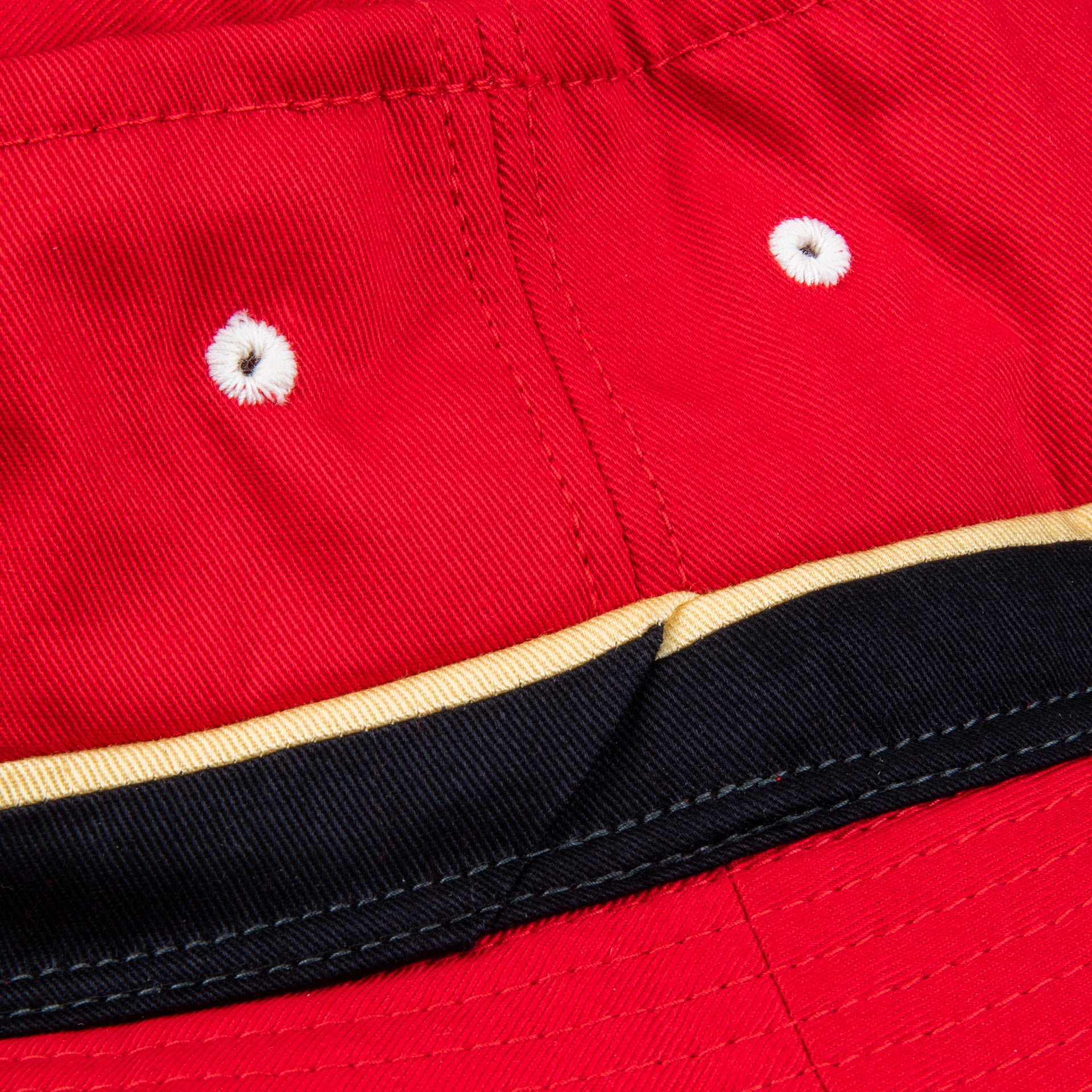 The Real McCoy&#39;s Cotton Fishing Bucket Hat Red