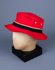 The Real McCoy's Cotton Fishing Bucket Hat Red