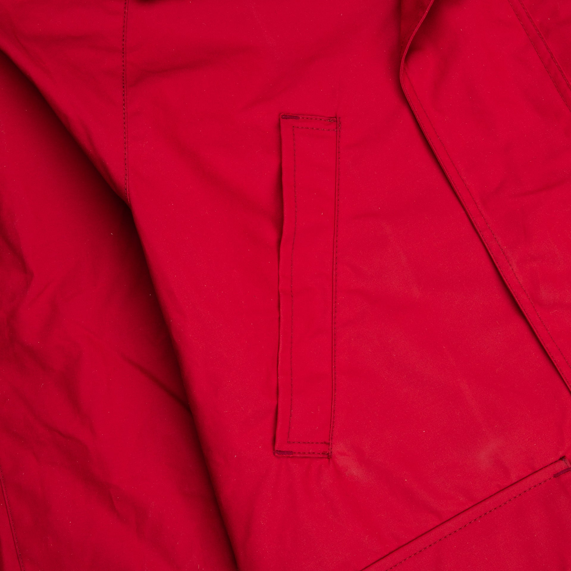 Manifattura Ceccarelli Rain Caban Wax cloth Red