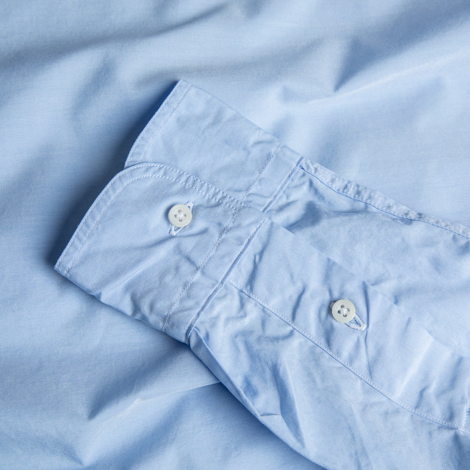 Gitman Vintage x Frans Boone Japanese woven poplin blue