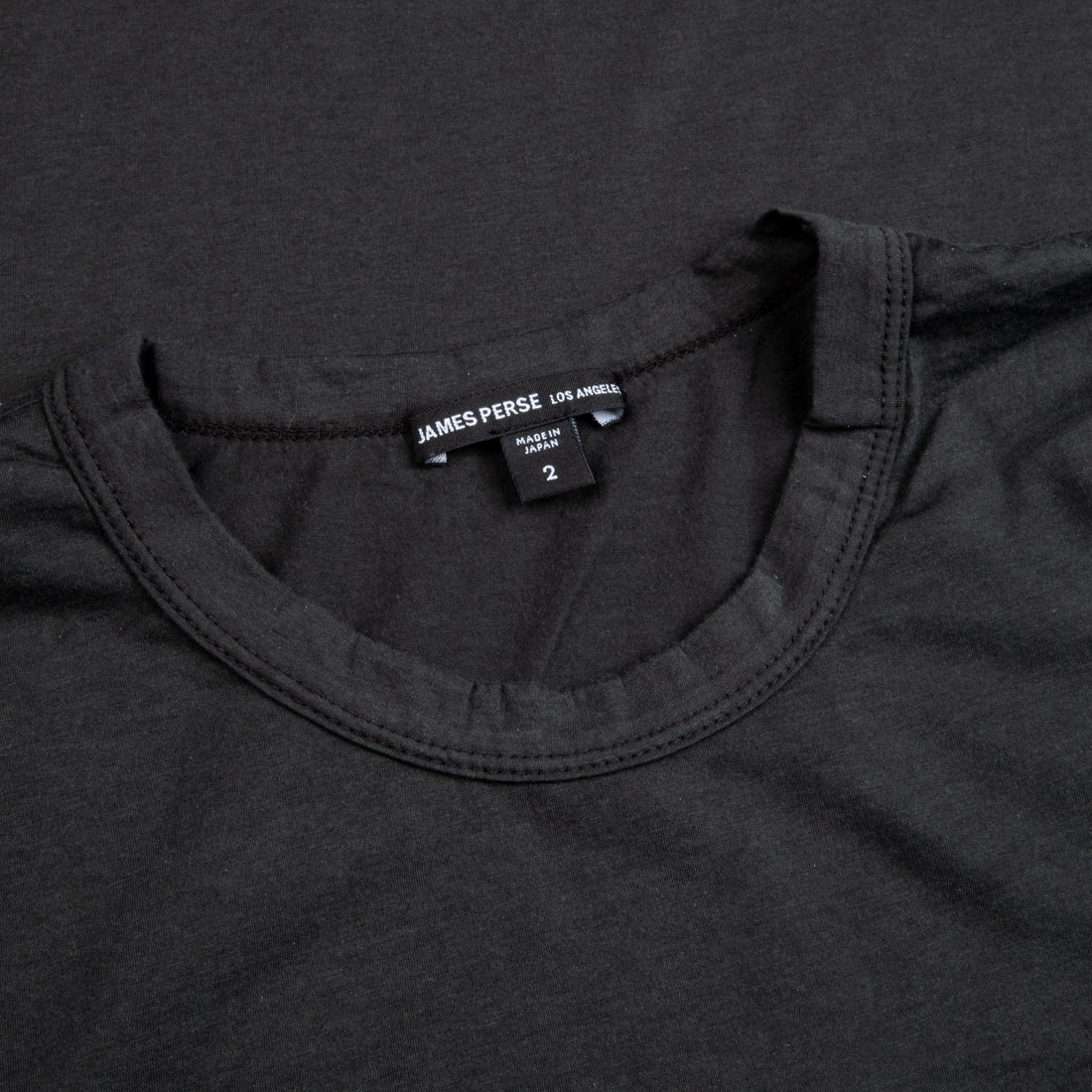 James Perse Elevated Lotus jersey short sleeve crew neck tee Carbon