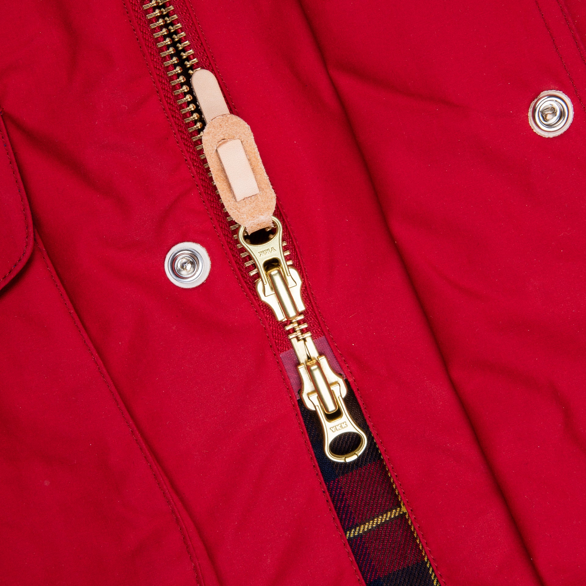 Manifattura Ceccarelli Rain Caban Wax cloth Red