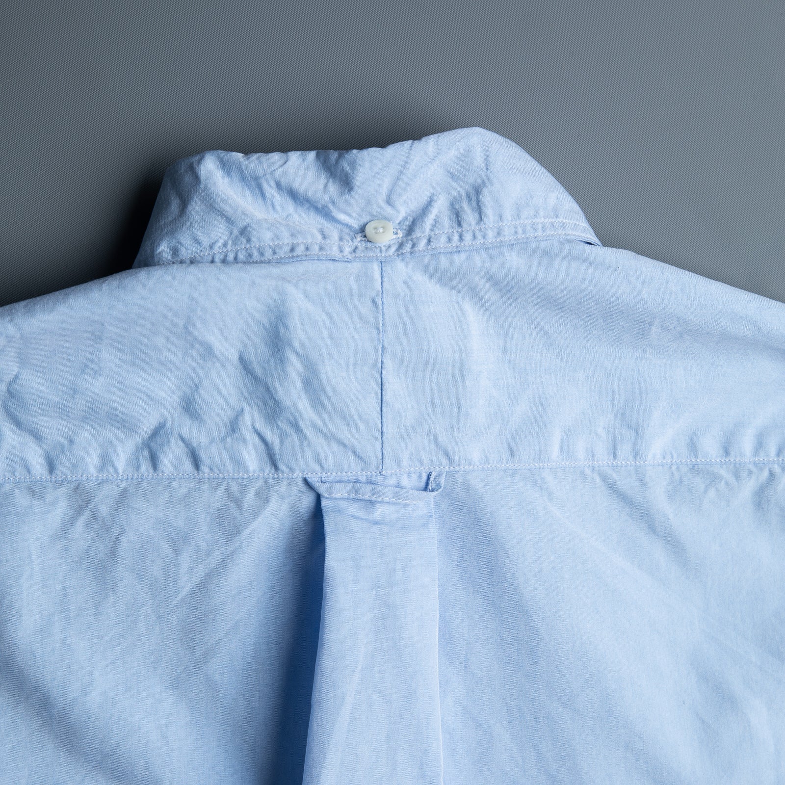 Gitman Vintage x Frans Boone Japanese woven poplin blue