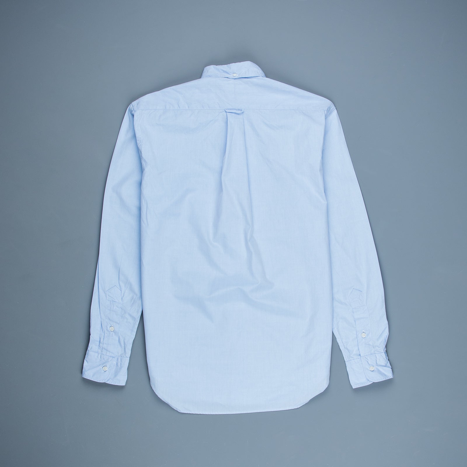 Gitman Vintage x Frans Boone Japanese woven poplin blue