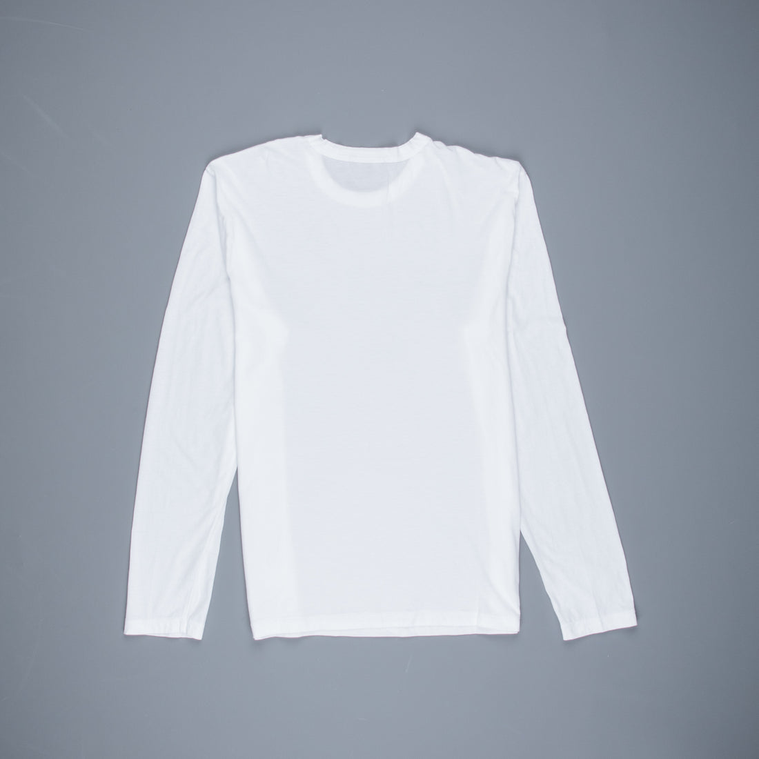 James Perse Elevated Lotus jersey long sleeve crew neck tee white