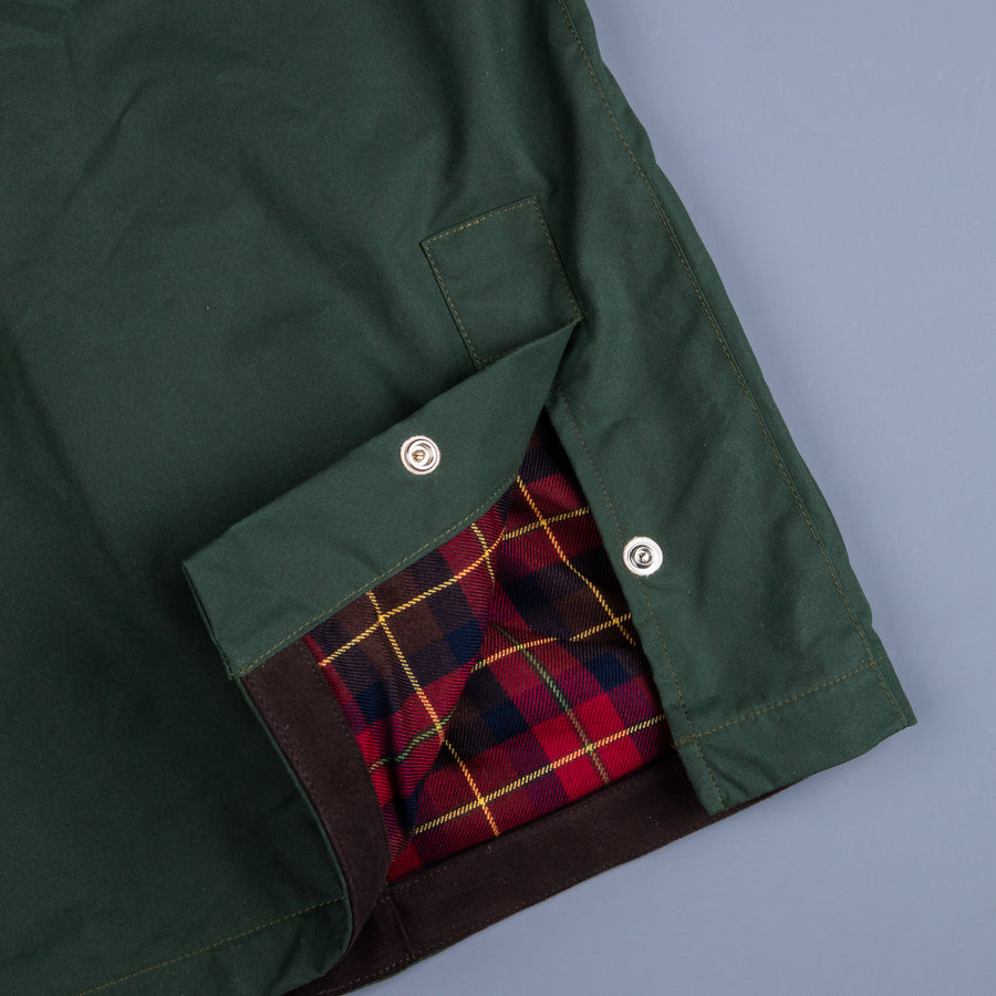 Manifattura Ceccarelli Rain Caban Dry Wax cloth Green
