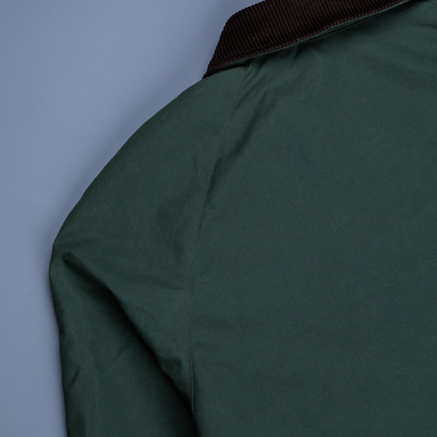 Manifattura Ceccarelli Rain Caban Dry Wax cloth Green