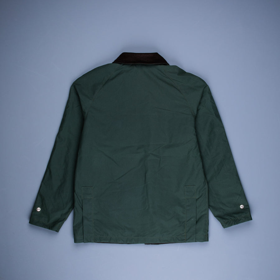 Manifattura Ceccarelli Rain Caban Dry Wax cloth Green